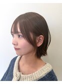 ボブ顔周りカット