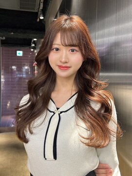 ペレ 原宿(PELE) ダブルカラー/ケアブリーチ/羽エクステ/原宿