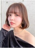 ミニボブレイヤー/レイヤーカット/ショートボブ/顔周り韓国/立川
