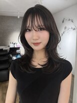 エトワ 中央店(etoi)&nbsp;大分ハッシュカット胸上鎖骨下ミディアムレイヤースタイルかるめ