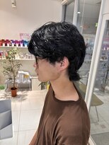 ステラ ヘア デザイン サロン(STELLA hair design salon)&nbsp;ウルフパーマ×メンズカット 【由比藤】