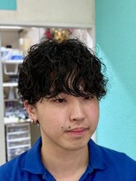 デンパツクラブ ストリート(DENPATSU CLUB Street)&nbsp;無造作シャドウパーマ×波巻きマッシュ