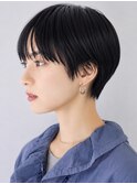 すっきりショート　ショート　ショートヘア　黒髪ショート　小顔