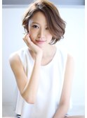 柔らかな大人可愛いショートボブ☆【soie】by川地