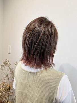 アヴァンス 神戸元町店(AVANCE.) ボブ☆裾カラー