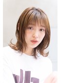 Ameri 大人かわいい外ハネミディ【新宿】
