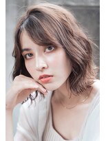 シエナ 渋谷(Siena)&nbsp;Siena 小顔ウェーブ×フォギーベージュ　渋谷