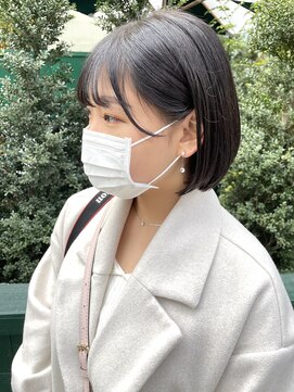 ネオリーブギンザ 銀座店(Neolive GINZA) 横顔が綺麗なミニボブ×可愛いサイドバング