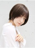 ☆スタイリング簡単☆大人のシンプルショートボブ