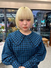 ノットイコール(not equal) mini bob ×  face layer