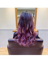 ヘアーサロン アモル(HAIR SALON Amor) ハイライトレイヤーカットダブルカラーイルミナカラー縮毛矯正