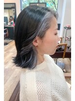 ワークス(WORKS)&nbsp;【WORKS】☆フェイスフレーミングカラー×ホワイトベージュ☆