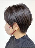 黒髪/グレーベージュ/レイヤーロング/前髪パーマ[西船橋/津田沼]
