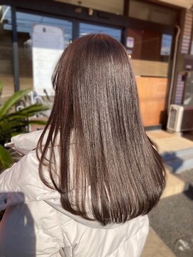 エルベ 千波店(elve) 艶髪グレージュ