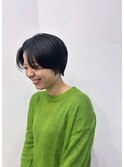 小顔見せ◎くびれショート◎ハンサムショート