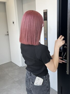 ゴウトゥデイシェアサロン 町田店(GO TODAY SHAiRE SALON) ブリーチ2回～ピンクカラー♪