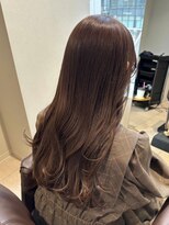 大人かわいいエギョモリミルクティーブラウン ひし形シルエット