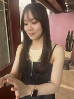 ローレンジウ(LOREN JU)&nbsp;透明感髪質改善ベージュダブルカラーミルクティーグレージュ