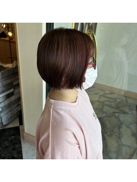 シャンプー ボーイ 宮崎柳丸店(SHAMPOO BOY) ピンクブラウン/ハイライト