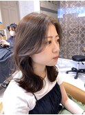 韓国ヘア　こなれミディ　顔周り　レイヤーカット　北千住