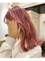 ロマリア(Lomalia)&nbsp;【Lomalia表参道】ピンクベージュ/似合わせカット/シアーカラー