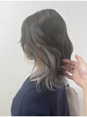 シルバーインナーカラー