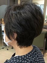 ヘアークリアー 春日部 ミセス 首元すっきり丸みショートスタイル 美シルエット