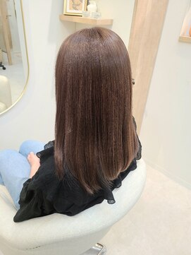 シア 春日部店(SHEER) ブリーチ無しダブルカラー/ミルクティーベージュ/SHEER春日部店