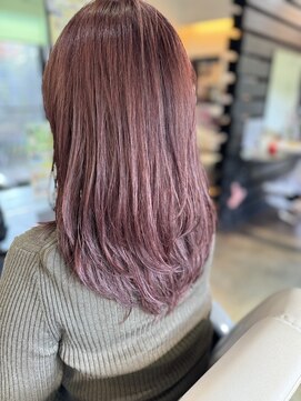 ハートリンク(HeartLink) ピンクブラウン&レイヤースタイル