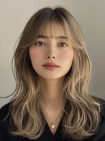 レヴ 草加店(LEV.)&nbsp;イメチェン　外はね　ボブ　美髪　ワイドバング　ブルーブラック