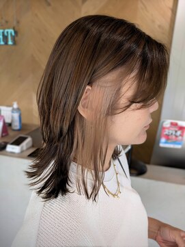 エイト 沖縄豊崎店(EIGHT toyosaki) 【EIGHT 豊崎】お客様スタイル…インナーミルクティーベージュ