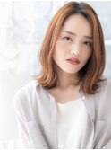 ★ハイライトカラーくびれミディアムロングウルフ30代40代★1