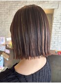 ハイライト切りっぱなしBOB