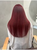 LIBERTE銀座 大人可愛いチェリーレッド×艶髪