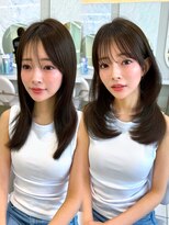 アフロートリノ(AFLOAT Leino) 結べるミディアムレイヤー ビフォーアフター