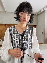 トゥコ(tuco) フレンチボブ　ボブパーマ　ボブレイヤー　ケアパーマ　黒髪ボブ