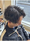 縦落ちツイストスパイラルパーマ
