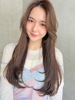 オーウェル 銀座(Owelle) レイヤーカットグレージュカラー髪質改善艶髪/銀座有楽町日比谷3