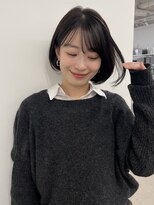 ノウハウ タニマチ(KNOWHOW tanimachi)&nbsp;ソフトボブ◎フレンチボブ/飾りすぎないボブ/グレージュカラー