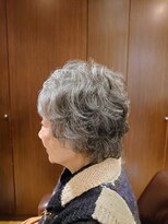 センス 洗足店&nbsp;シニア シャンプーブロー×ラフ仕上げ×ボリューム