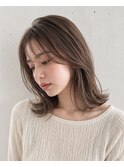 柔らかいミディアム・透明感カラー/20代