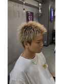 スパイキーショート/ブロンドカラー