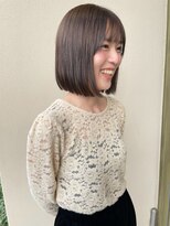 ラヴィズム 小新店(LUVISM)&nbsp;ボブ/おくれ毛/ベージュ/ダブルカラー/西区/小新