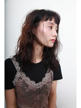 デンヘアデザイン(DEN hair design) ちょっと強めにかけた楽ちんパーマスタイル