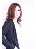 セミウエットなお洒落ミディアム♪
