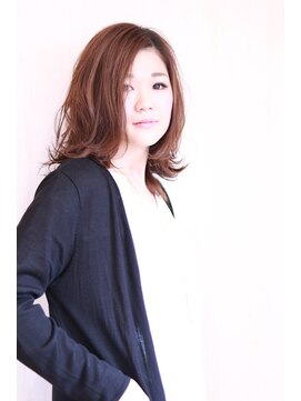 ヘアーサロン エクラ(HAIR SALON eclat) セミウエットなお洒落ミディアム♪