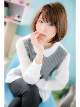 ミック ヘアアンドビューティー 大山店(miq  Hair&Beauty) 美フォルムでシンプル★大人ガーリーボブ