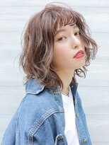 アルバム 新宿(ALBUM SHINJUKU)&nbsp;ボブウェーブ_ミニマムボブ3Dカラージグザグバング_34414