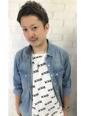【LUNON fieju】無造作ツーブロック×スモーキーアッシュ