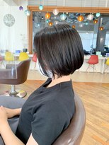 フロート 小阪店(float)&nbsp;ダークブラウン_エアリーミディ 黒髪 ホワイトアッシュ